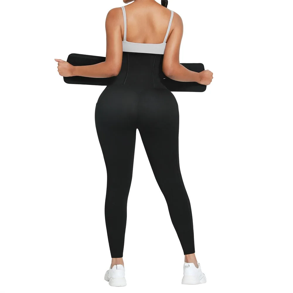 Sauna Double Band Compressing Shaper Leggings