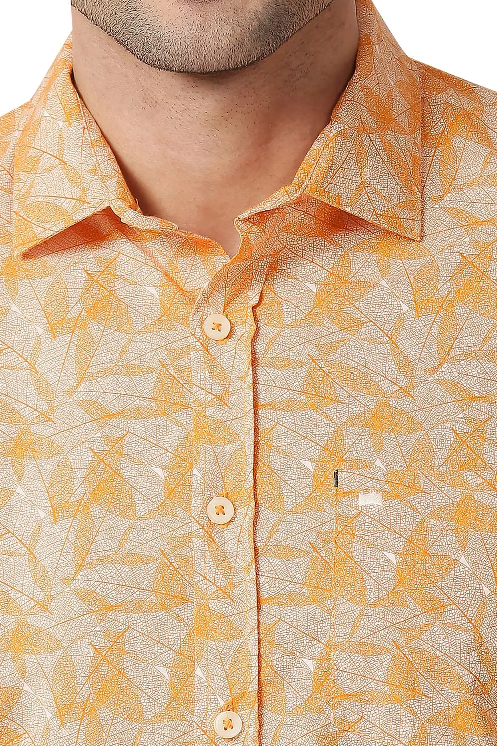 Slim Fit Cotton Poplin Printed Shirt