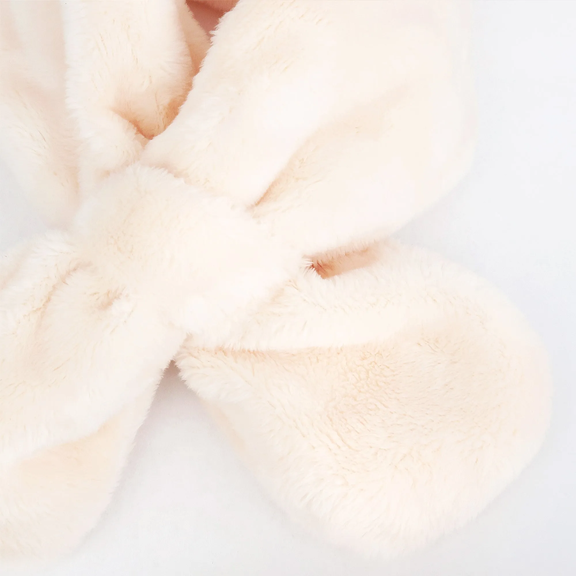 Toddler Winter Fashion Scarf Kids Warm Fluffy Thick Fleece Baby Neck Warmer | Beige