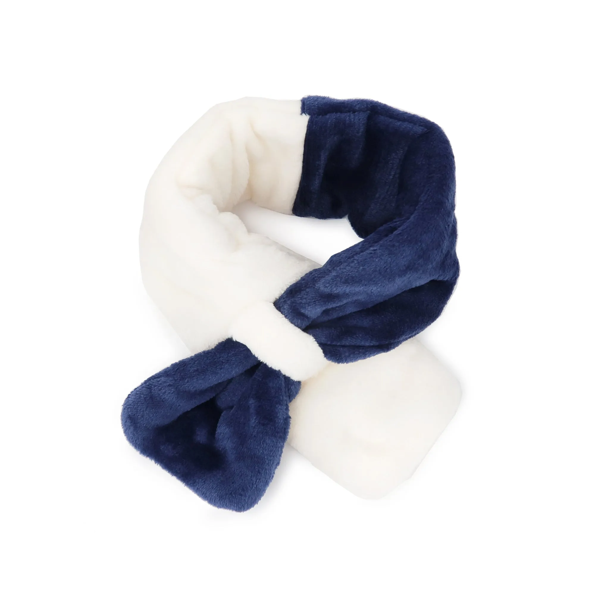 Toddler Winter Fashion Scarf Kids Warm Fluffy Thick Fleece Baby Neck Warmer | Beige