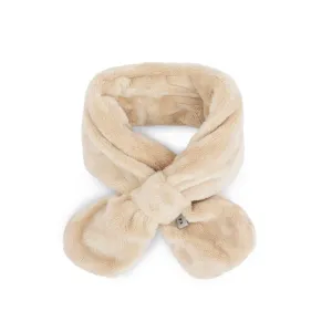 Toddler Winter Fashion Scarf Kids Warm Fluffy Thick Fleece Baby Neck Warmer | Beige