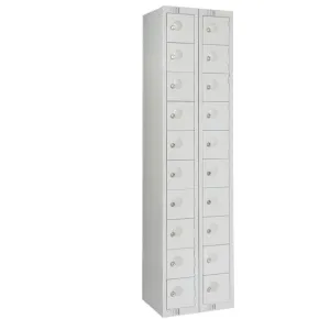 Twenty Door Personal Effects Locker Grey Camlock - HR541