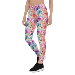 Watercolor Horse Leggings