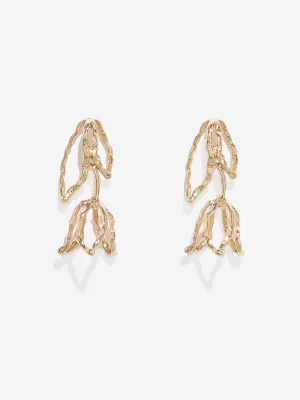 Westside Accessories Gold Tulip Earrings