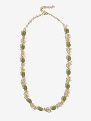 Westside Accessories Olive Mogra Necklace