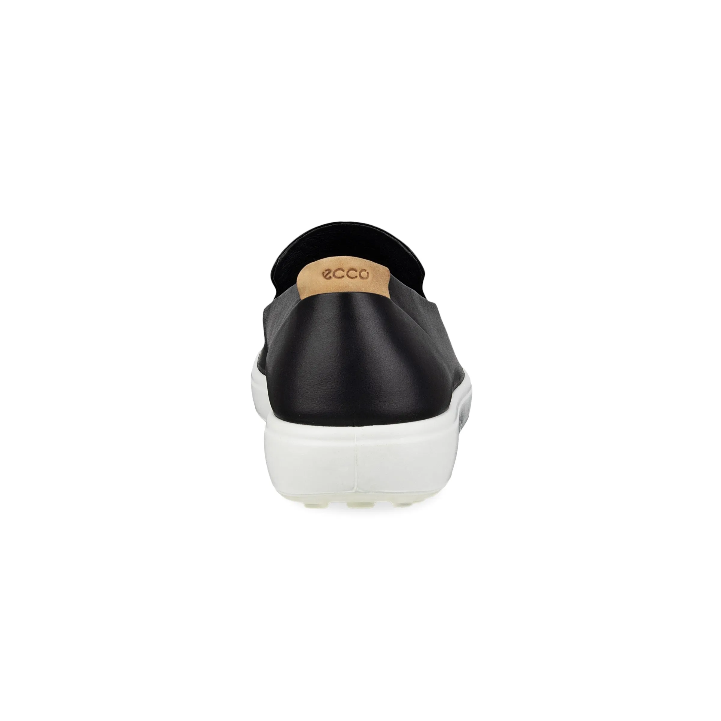 Women's Ecco Soft 7 Slip-On Color: Black/ Powder